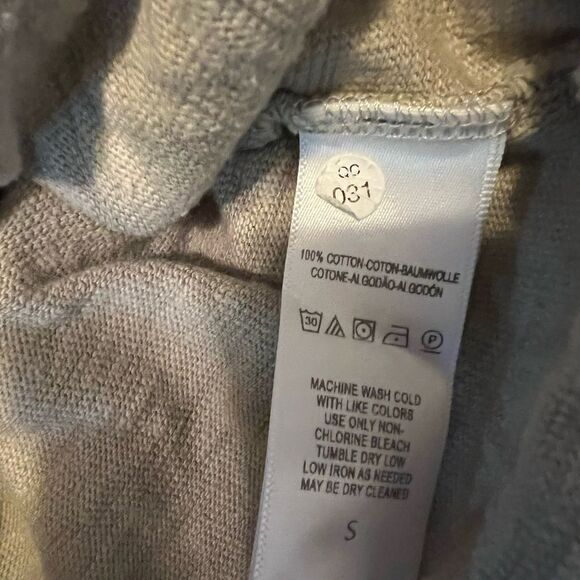 FREE PEOPLE Beach Cropped Burnout Slouchy Sweatshirt SP - Picture 6 of 8